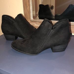 Esprit black booties never worn